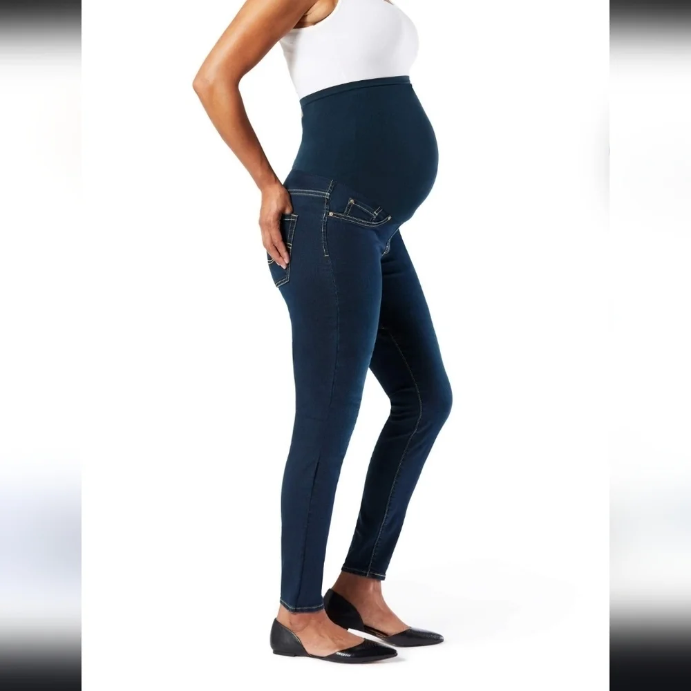 Signature Gold By Levi Strauss Maternity Skinny Jeans NWT Sz Large